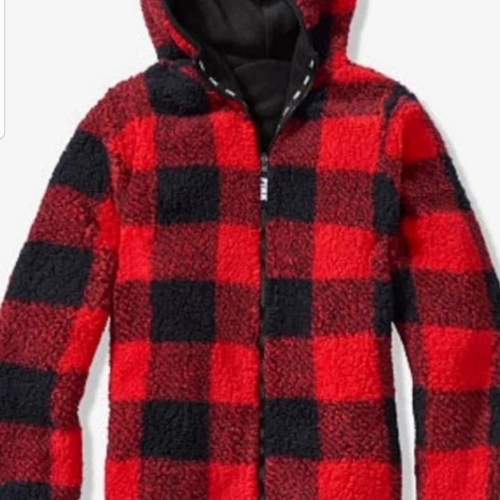 Vs pink sherpa reversible full zip
